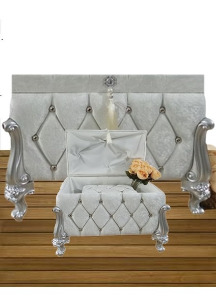 Sandık Nişan Bohça Damat Gelin Sandığı 2'li 0608