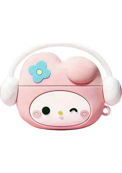 Samsung Galaxy Buds3 Pro Kancalı Darbelere Dayanıklı Desenli Karakter Kılıf