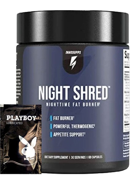 Night Shred Nighttime Fat Burner 60 Caps + 1 Hediy.e Jel ASMX2-2:0034