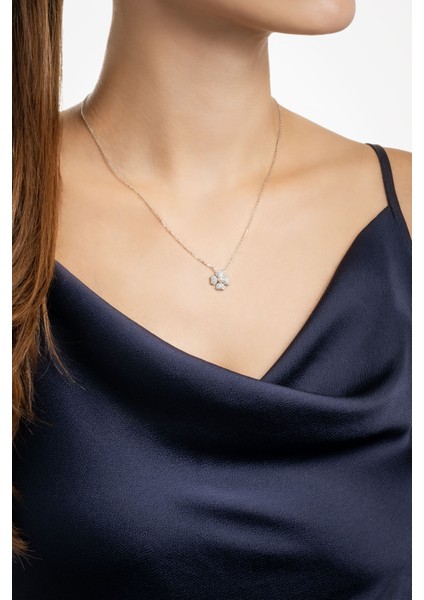 Kardelen 18 Ayar Beyaz Altın Kaplama 45 cm Gümüş Inci Kolye modelleri