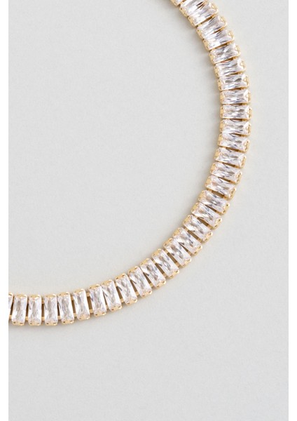 Elegant Baget 18 Ayar Sarı Altın Kaplama Gümüş Asansörlü Bileklik fiyatları