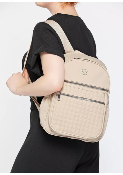 Kapitone Kadın Sırt Çantası