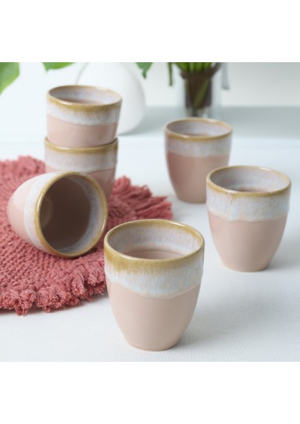 Shizen Pudra Latte Kupa 8 cm 6 Adet Q38
