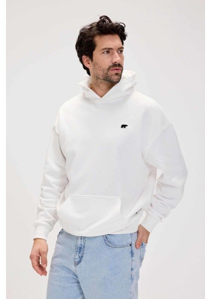 Drake Hoodıe Os Erkek Sweatshirt 24.02.12.014OFF-WHITE