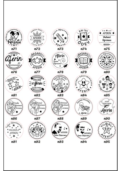 Kişiye Özel Kitap Mührü Isim Yazılı Kitap Mührü ve Istampa Set R5814-06