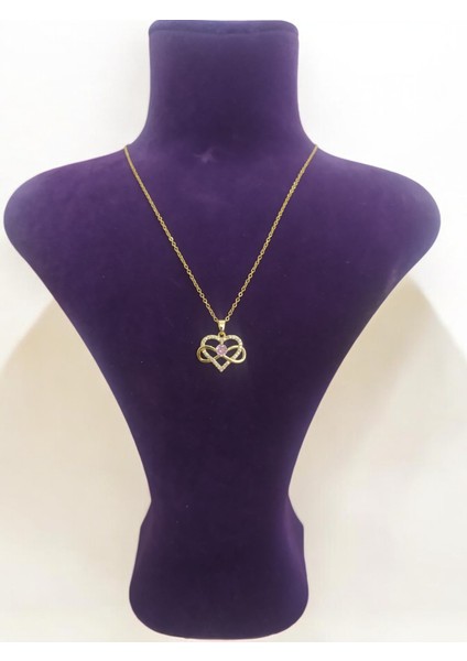 Sonsuz Aşk Kolye - Kalp Sonsuzluk Çelik Kolye (316L Paslanmaz Kararmaz Çelik) fiyatları