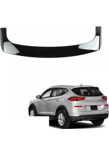 Hyundai tucson bagaj üstü spoiler pianoblack boyalı 2018 / 2021