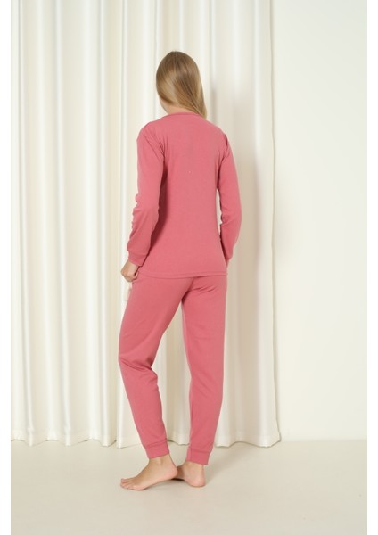 Fwn 4002 Interlok Kışlık Tavşanlı Kadın Pijama Takımı fırsatları