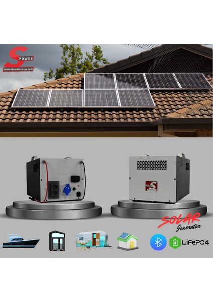 Energy Solar Hibrit Jeneratör Sg-5.5 (5600 Watt)