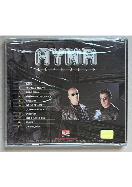 Ayna Türküler CD (Jelatininde Sıfır Orjnal Dönem Baskı Cd)