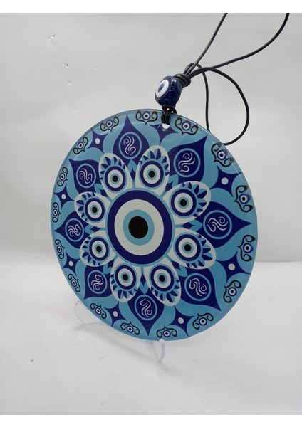 El Yapımı Mandala Tasarım Cam Duvar Dekoru