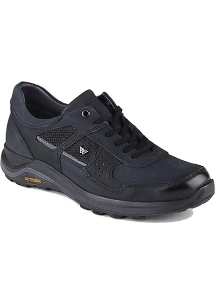 Hakiki Deri Erkek Günlük Outdoor Spor Ayakkabı Siyah 40-41-42-43-44-45