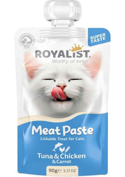 Kedi Ödülü Meat Paste Tuna Balıklı Tavuklu Havuçlu 90 gr