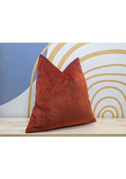 Terracotta Dokuma Kumaş Kırlent Kılıfı, Yumuşak Dokulu Kırlent Kılıfı fırsatları