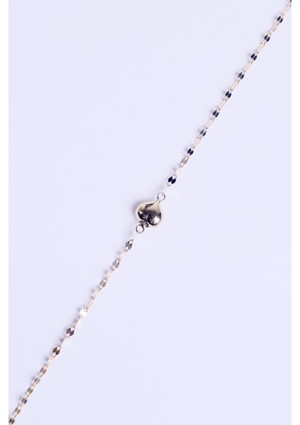 14 Ayar Altın Aynalı Kalpli Model Bileklik fırsatları