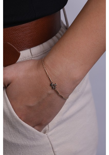 14 Ayar Altın Zincir Model Yıldız Kalp Yonca Şans Bileklik