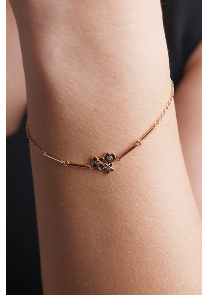 14 Ayar Altın Zincir Model Yıldız Kalp Yonca Şans Bileklik fiyatları