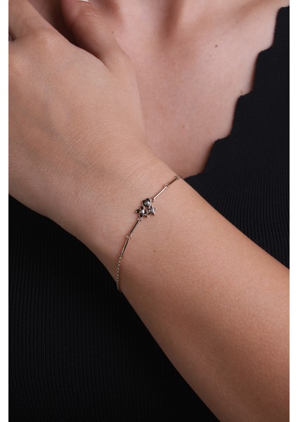 14 Ayar Altın Zincir Model Yıldız Kalp Yonca Şans Bileklik modelleri