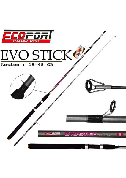 Evo Stick 240CM Spin Kamış 15 - 45 gr