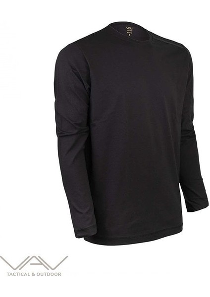 Baseti-04 Uzun Kol Sweatshirt Siyah S