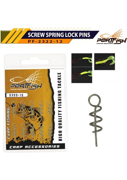 2322-12 Screw Spring Lock Pins