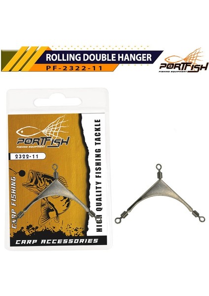 2322-11 Rollıng Double Hanger