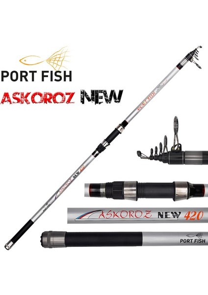 Askoroz New Surf Carbon Kamışı 100-250 gr 390 cm