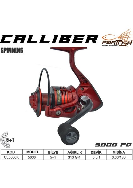 Calliber 5000 Fd Olta Makinası 2+1 Bb - Kırmızı