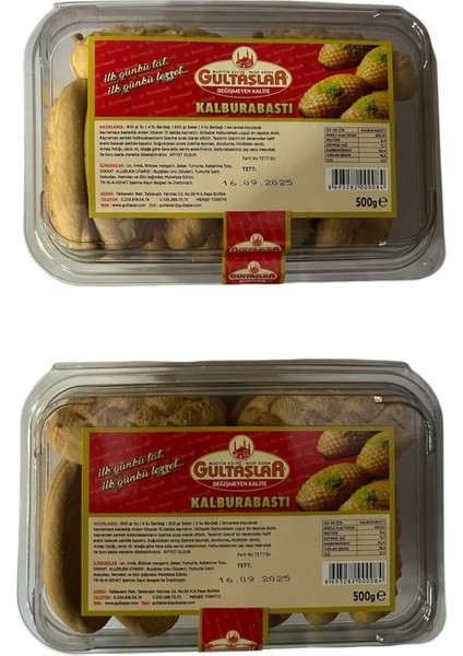 KALBURABASTI(500 Gr)(2 Adet)