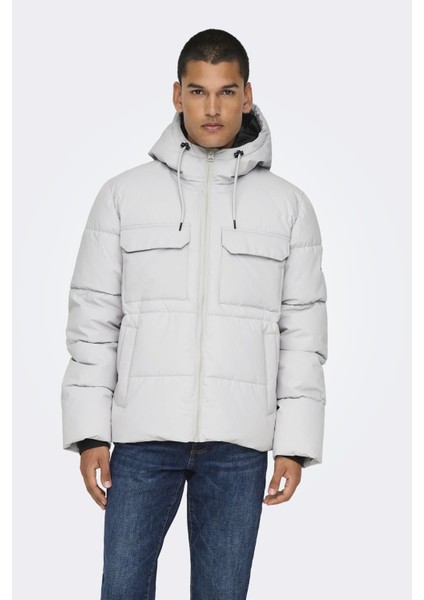 Onselıjah Pckt. Hood Jacket Otw Noos A.gri 22029661