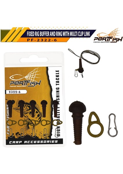 2322-6 Fixed Rig Buffer And Ring With Multi Clip Link
