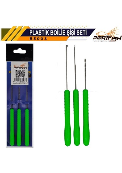 Boili Şişi Plastik 3 Lü Set