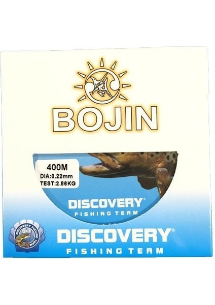 Bojin Alabalık Misinası 0.22 mm 400 M Şeffaf