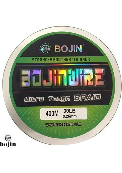 Bojin 4x Braıd Ip Misina 0.25MM 400M Yeşil