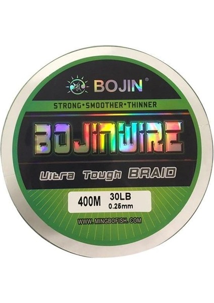 Bojin 4x Braıd Ip Misina 0.25MM 400M Yeşil indirimleri
