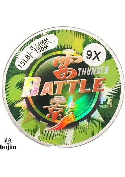 Bojin 9x Sn Braid Ip Misina 0.14 mm 15 Lb 150M indirimleri
