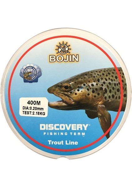 Bojin Alabalık Misinası 0.20 mm 400 M Şeffaf