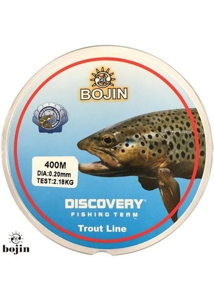 Bojin Alabalık Misinası 0.20 mm 400 M Şeffaf