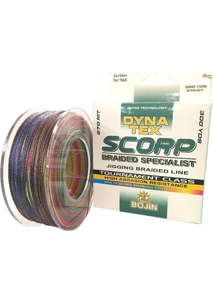 Bojin Scorp Jigging Braided Line 0.60MM