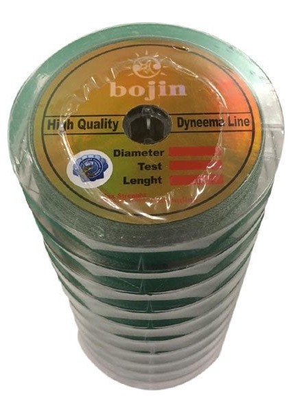 Bojin Dyneema Ip Misina 100M-0.50MM Yeşil 1/10