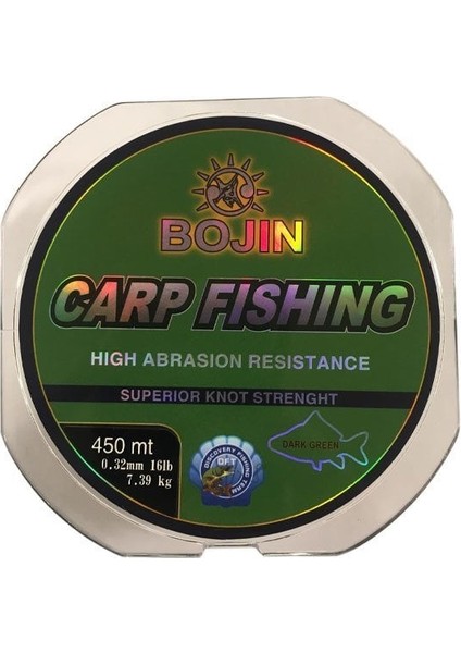 Bojin Sazan Misinası 0.32 mm 450 M Yeşil fiyatları