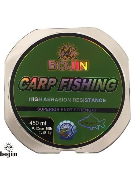 Bojin Sazan Misinası 0.32 mm 450 M Yeşil indirimleri
