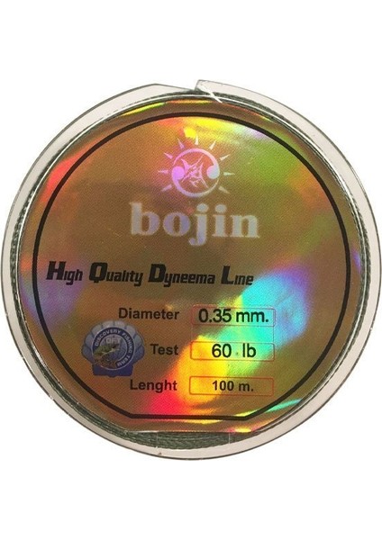 Bojin Dyneema Ip Misina 100M-0.35MM Yeşil fiyatları