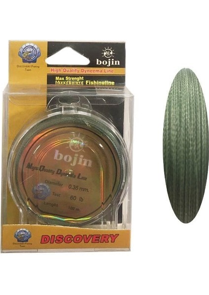 Bojin Dyneema Ip Misina 100M-0.35MM Yeşil fırsatları