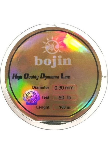 Bojin Dyneema Ip Misina 100 M - 0.30MM - Yeşil