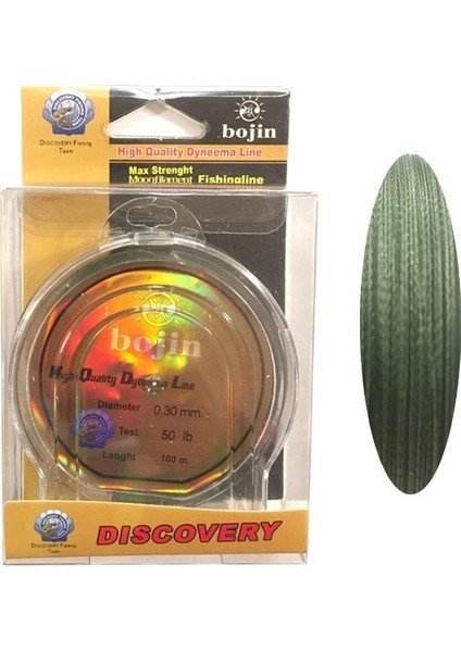 Bojin Dyneema Ip Misina 100 M - 0.30MM - Yeşil