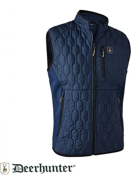 Mossdale Kapitone Mavi Yelek 2xl