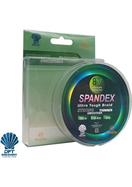 Bojin 8x Spandex Ip Misina 0.26 mm 300 M