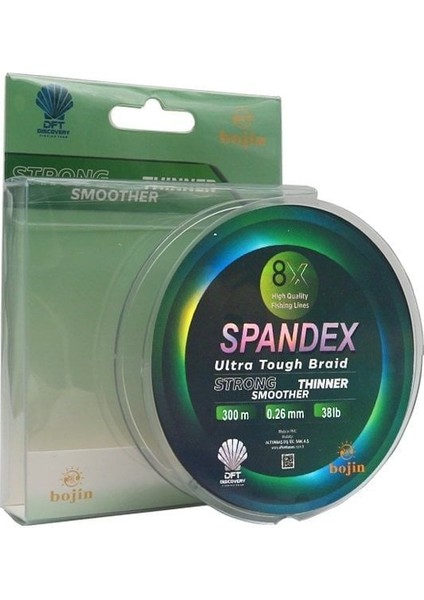 Bojin 8x Spandex Ip Misina 0.26 mm 300 M
