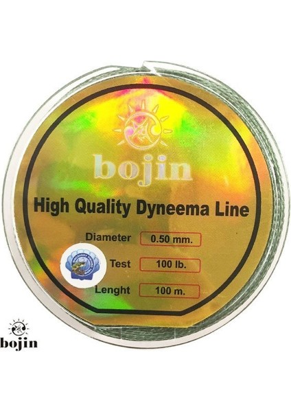 Bojin Dyneema Ip Misina 100 M - 0.50MM - Yeşil